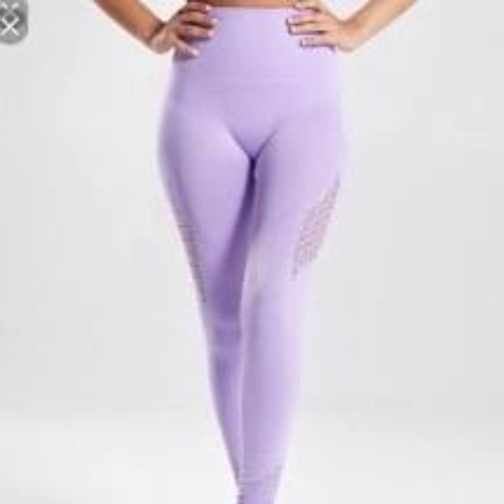 Gymshark Energy Seamless Leggings- Lilac - Picture 3 of 4